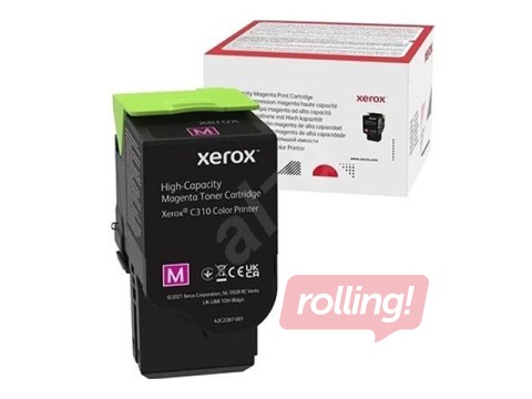 Tonera kasete Xerox C310/C315, fuksīna sarkana, 5500 lpp.