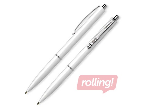 Шариковая ручка Schneider, K15, белый корпус, синяя