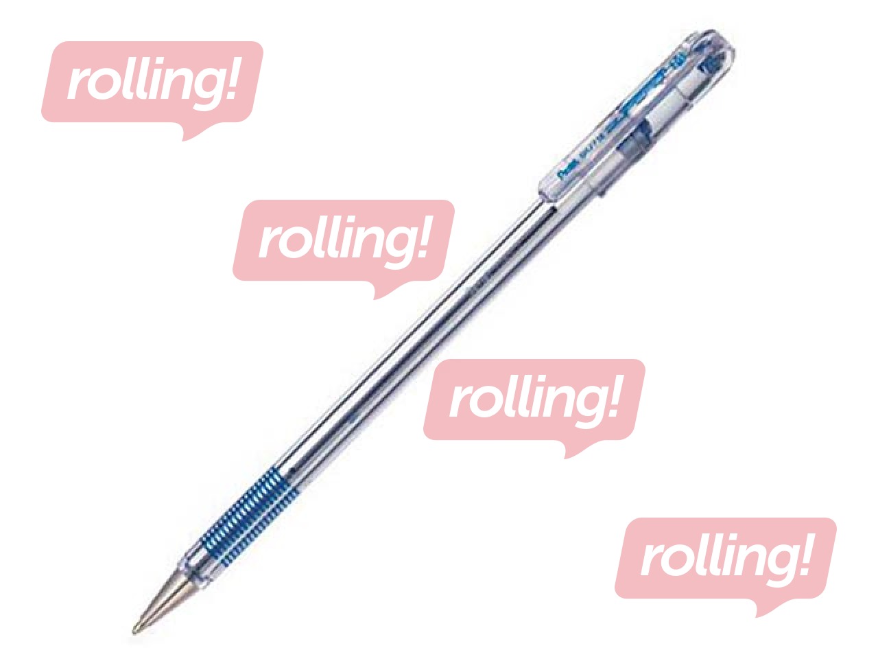 Lodīšu pildspalva Pentel Superb BK-77, zila