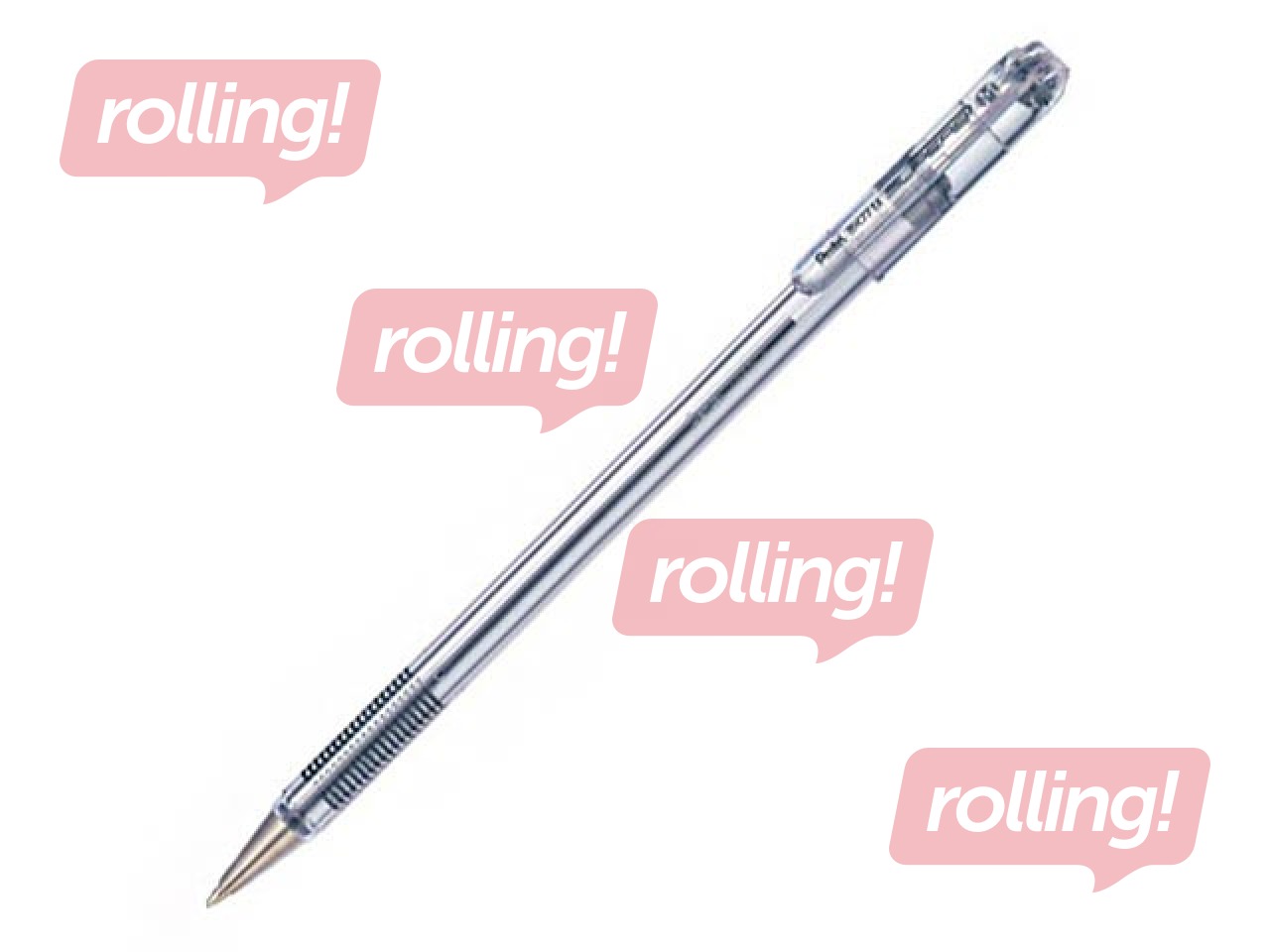 Lodīšu pildspalva Pentel Superb BK-77, melna