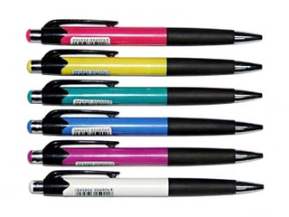 Шариковая ручка Aihao 505, разные цвета корпуса, синяя