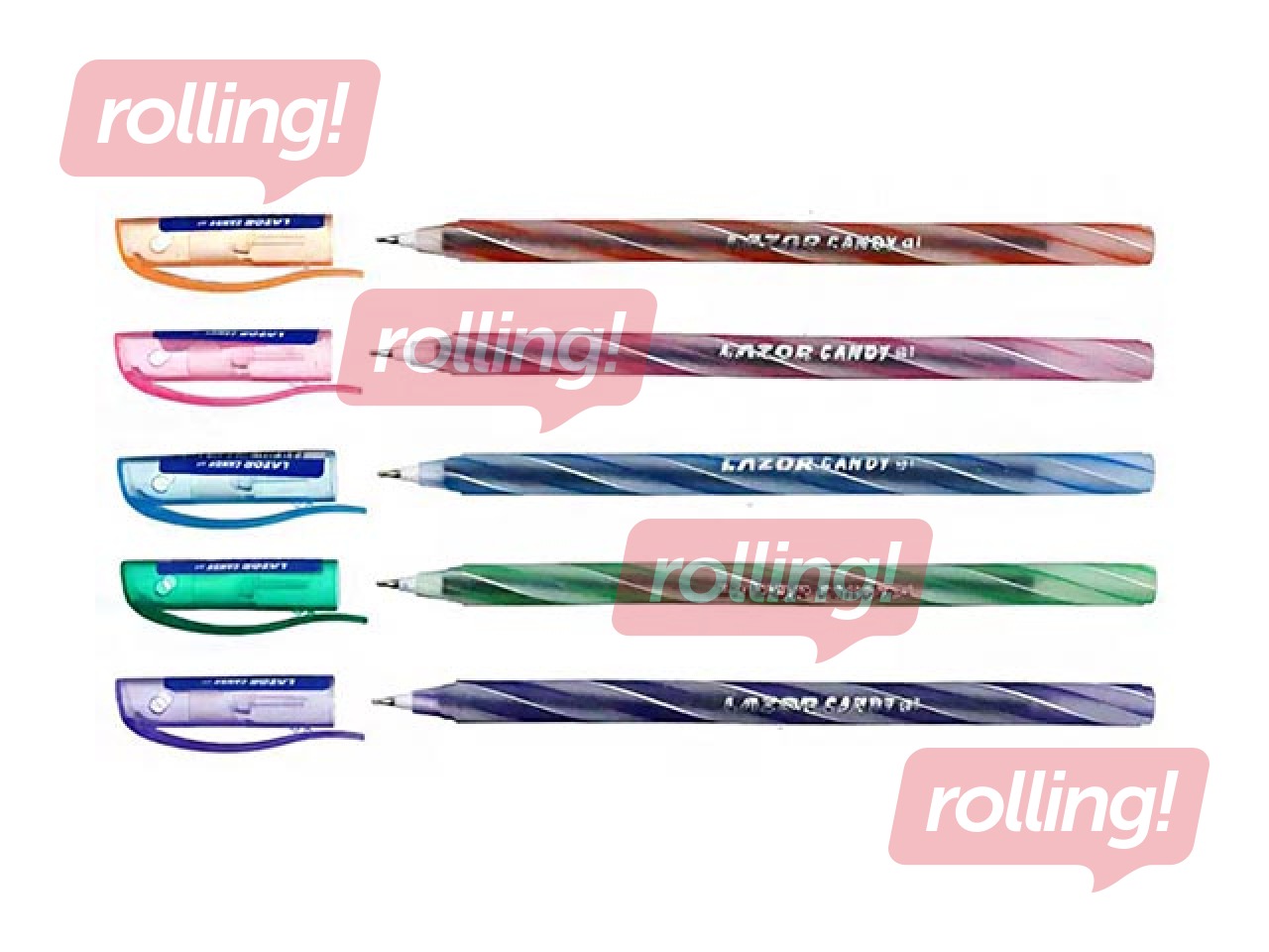 Lodīšu pildspalva Linc Lazor Candy, zila