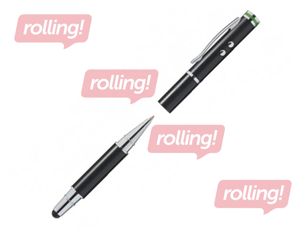 Ball pen 4 in one Leitz Complete for touchscreen devices, black