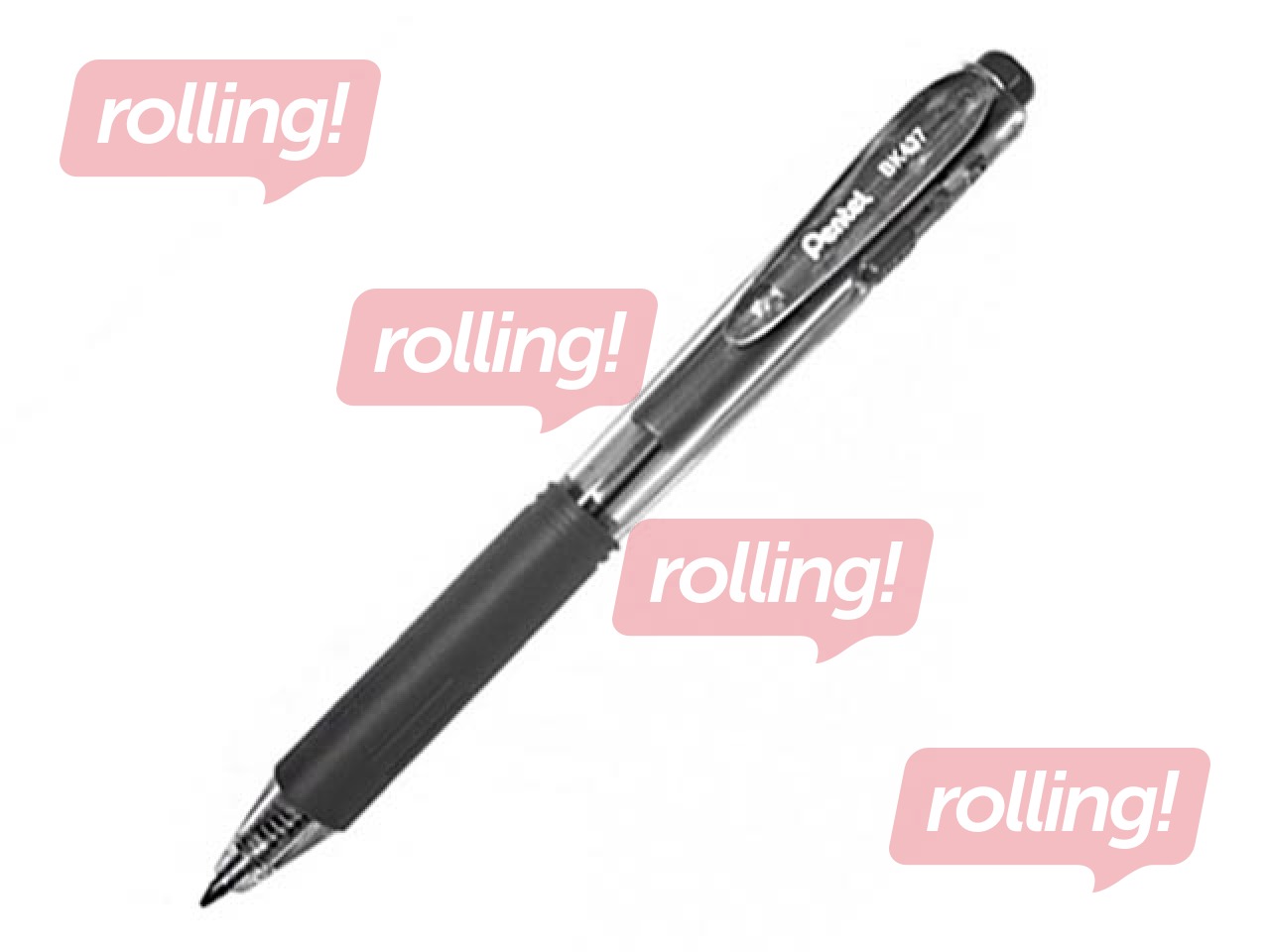 Pildspalva Pentel, BK 437, melna