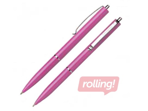 Ballpoint pen Schneider, K15, pink body, blue