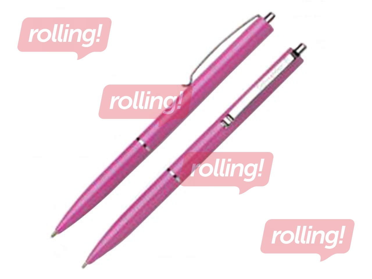 Ballpoint pen Schneider, K15, pink body, blue