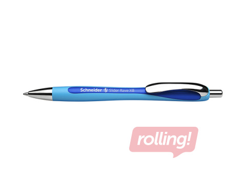 Lodīšu pildspalva Schneider SLIDER RAVE, zila, 1.4mm