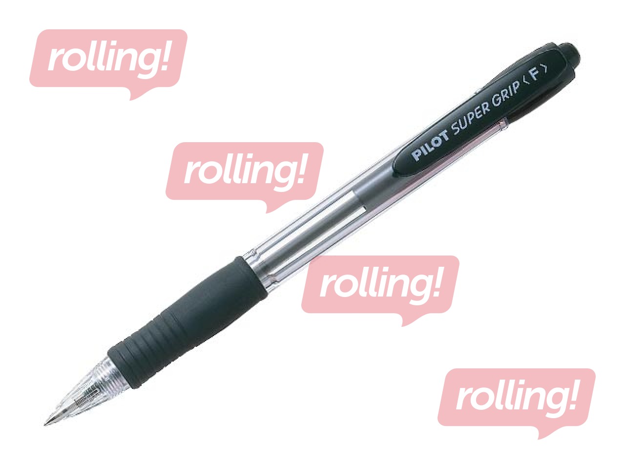 Pastapliiats Pilot Super Grip F, 0.7mm, must