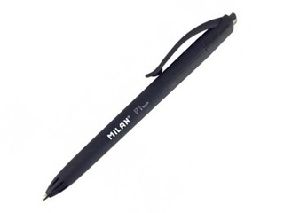 Retractable Ballpoint pen Milan P1 touch, black