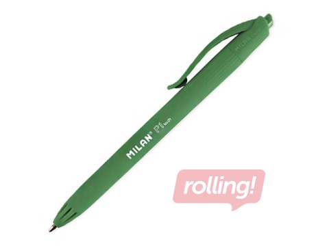 Retractable Ballpoint pen Milan P1 touch, green