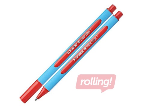 Lodīšu pildspalva Schneider Slider Edge F, 0.7mm, sarkana