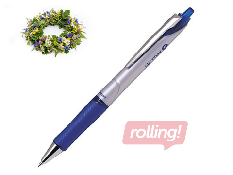 Lodīšu pildspalva Pilot Acroball, zila, 0.7mm + Līgo dāvana!