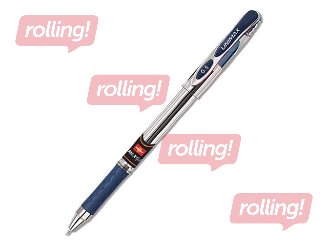 Gel pen Unimax Maxgel, 0.5mm, blue