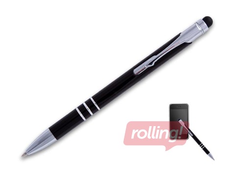 Pastapliiats CONCORDE Pehme, 0.8mm, puudutus, must korpus, sinine tint