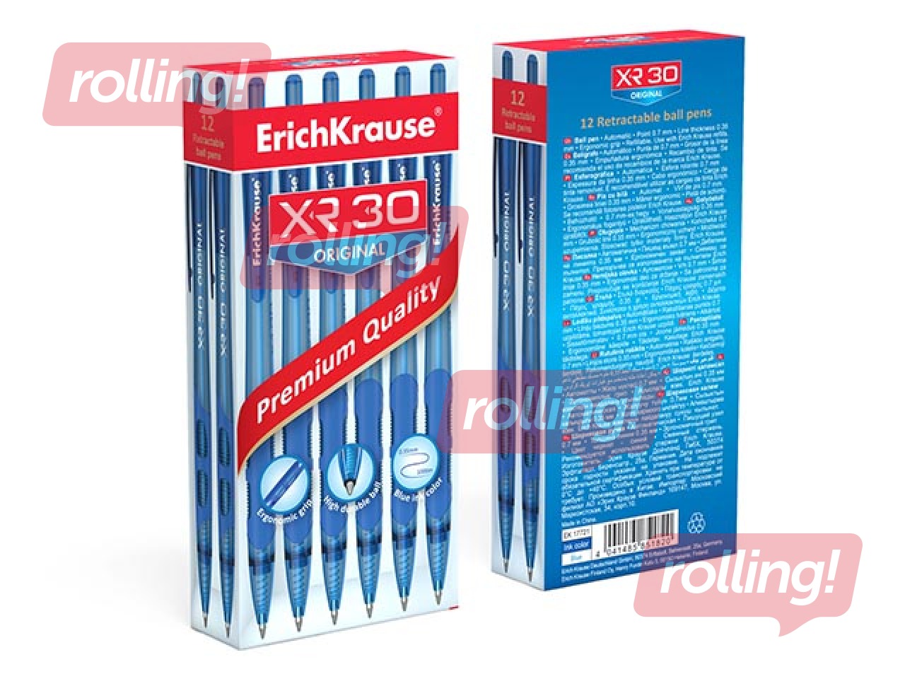 Lodīšu pildspalva ErichKrause XR-30 Original, zila