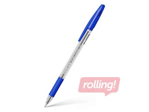 Lodīšu pildspalva ErichKrause R-301 Classic Stick&Grip, 1mm, zila
