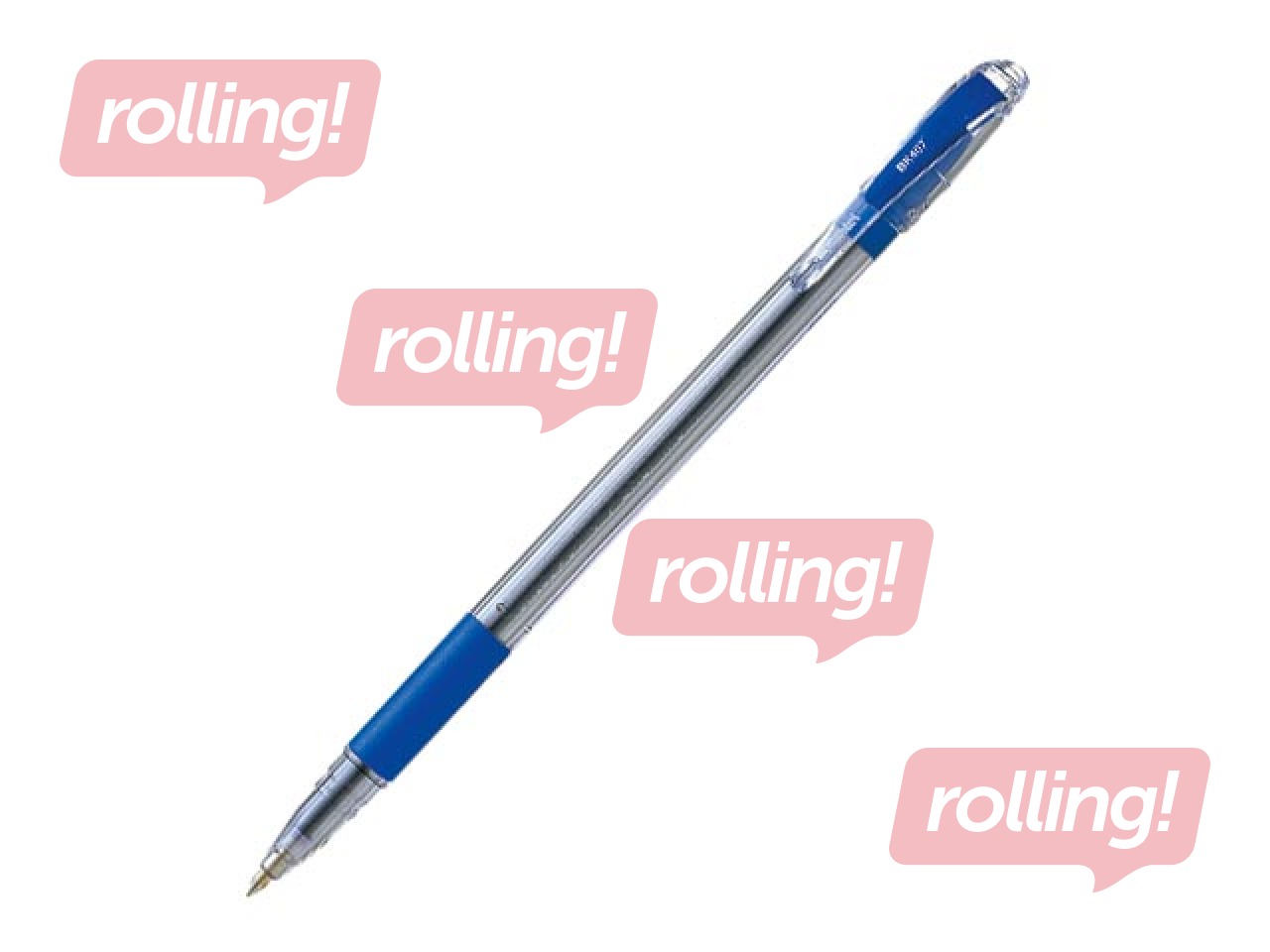 Lodīšu pildspalva Pentel, 0.7mm, zila