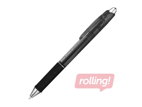 Lodīšu pildspalva Pentel iFeel-It!, automātiska, 0.7mm, melna