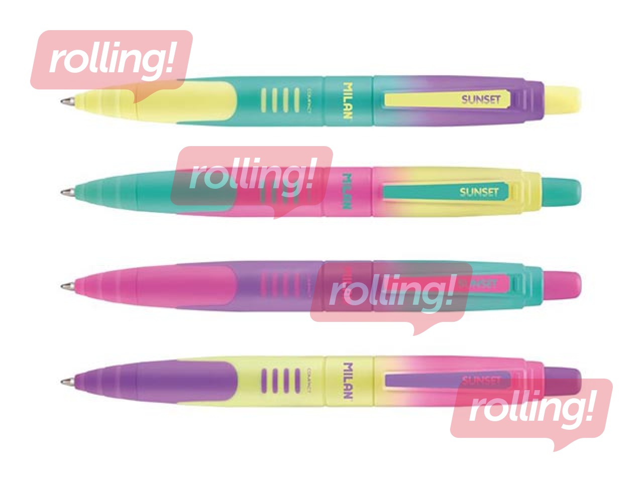 Lodīšu pildspalva Milan Compact Sunset, zila