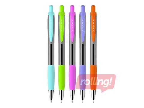 Шариковая ручка Concorde Linda, разные цвета, 0.7мм, синяя