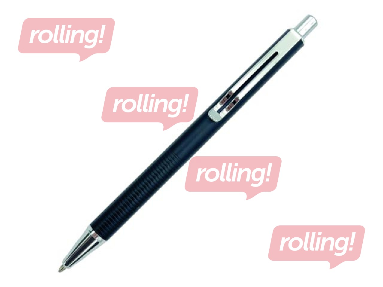 Шариковая ручка Concorde Havana, 1мм, черный корпус, синяя