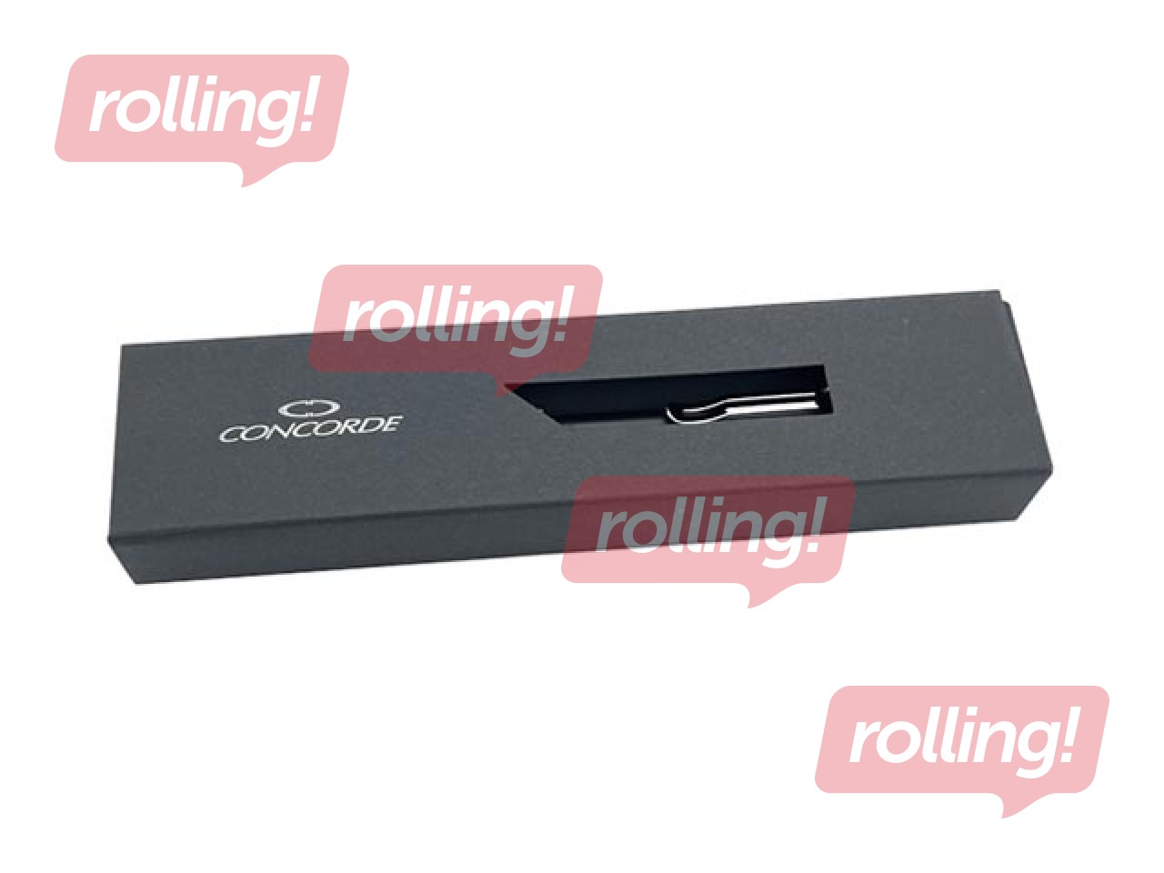 Шариковая ручка Concorde Havana, 1мм, черный корпус, синяя