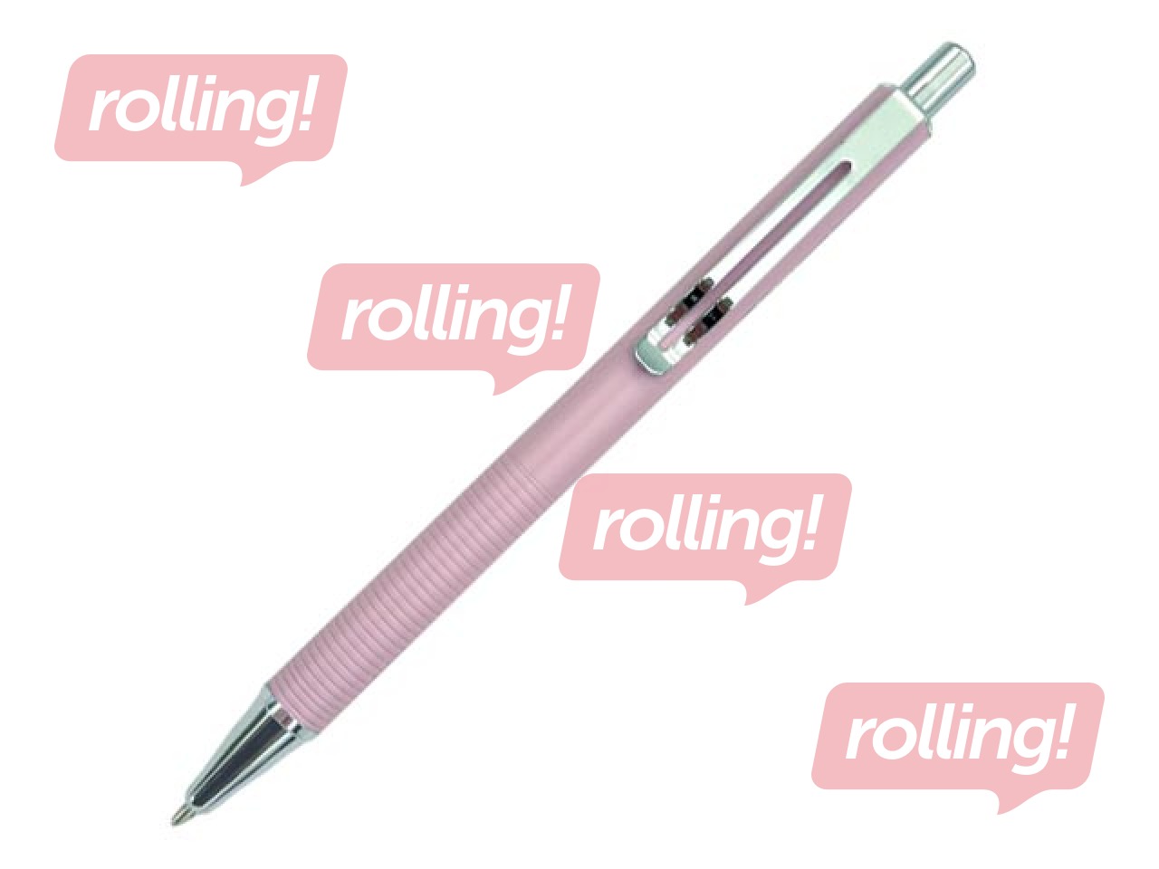 Lodīšu pildspalva Concorde Havana, 1mm, rozā korpuss, zila