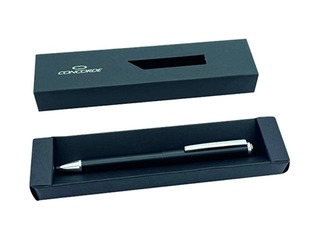 Шариковая ручка Concorde Zara, 1мм, черный корпус, синяя