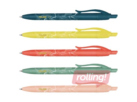 Ballpoint pen Milan, Lava, blue ink, in various colors