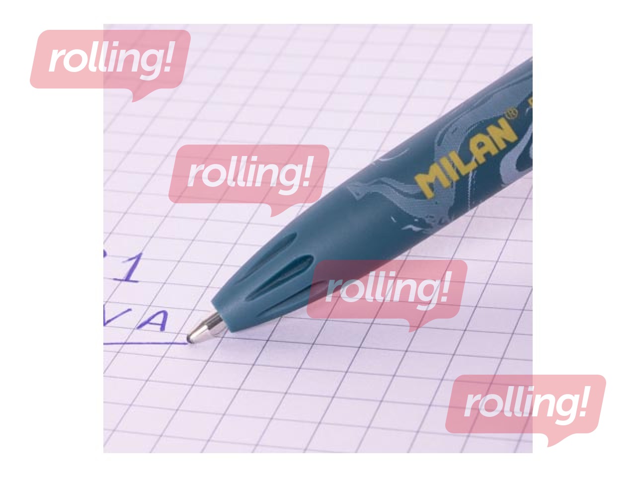 Ballpoint pen Milan, Lava, blue ink, in various colors