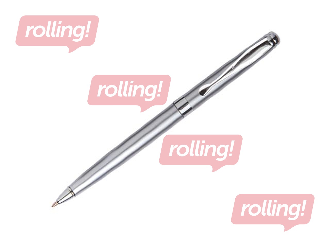 Lodīšu pildspalva Forofis dāvanu kastē, sudraba, zila tinte, 0.7mm