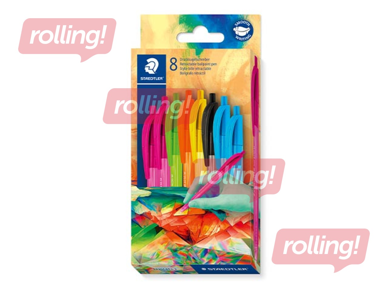 Lodīšu pildspalvu komplekts Staedtler, 4230, dažādas krāsas, 1mm