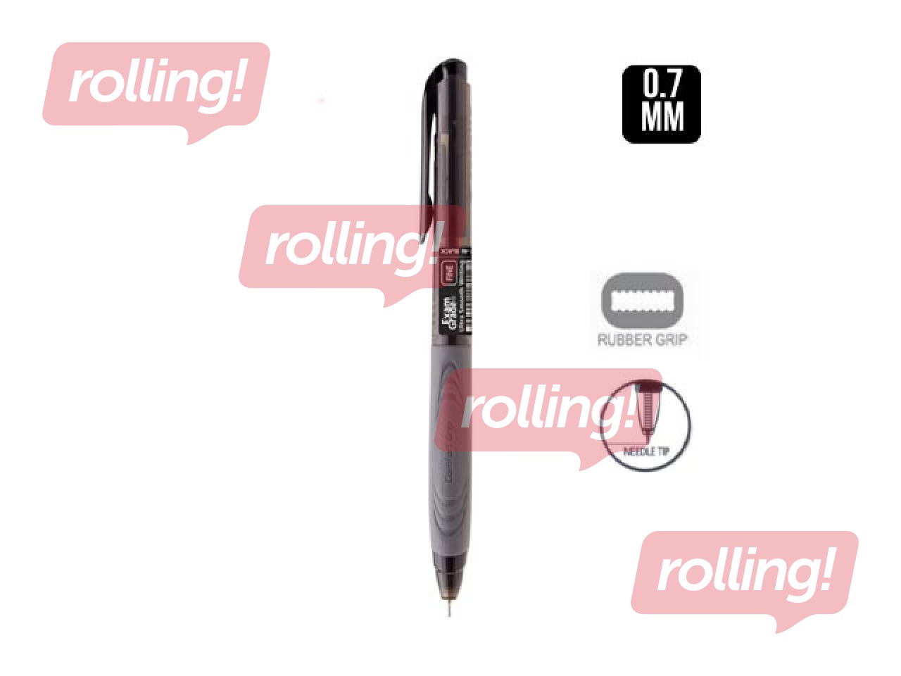 Lodīšu pildspalva Stabilo Exam Grade, melna