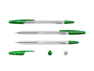Lodīšu pildspalva Erich Krause R-301 Classic, zaļa, 1mm