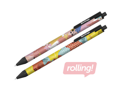 Lodīšu pildspalva Berlingo Memphis, 0.7mm, zila