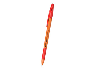 Lodīšu pildspalva ErichKrause, R-301, Stick&Grip Orange, sarkana, 0.7mm