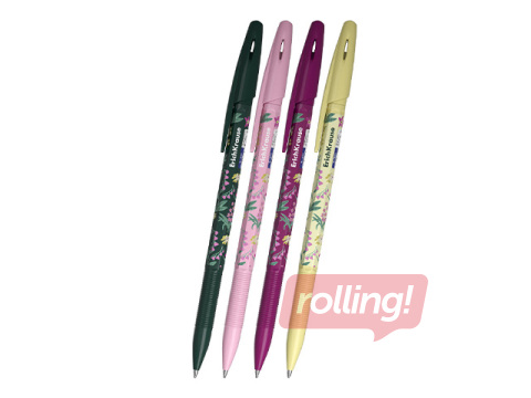 Lodīšu pildspalva ErichKrause, R-301, Stick, Floral Soul, zila, 0.7mm