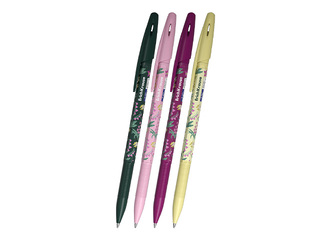 Lodīšu pildspalva ErichKrause, R-301, Stick, Floral Soul, zila, 0.7mm