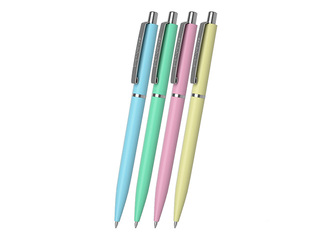 Ballpoint pen ErichKrause Smart Matic Pastel, blue, 0.7mm