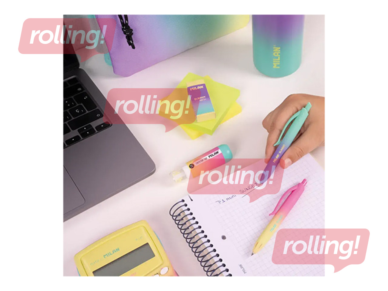 Ballpoint pen mini Milan P1 touch, assorted colours