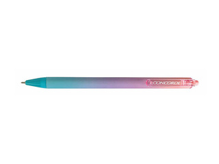 Lodīšu pildspalva Concorde, Rainbow, asorti krāsas, zila tinte
