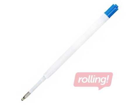 Ballpoint pen plastic refills, blue