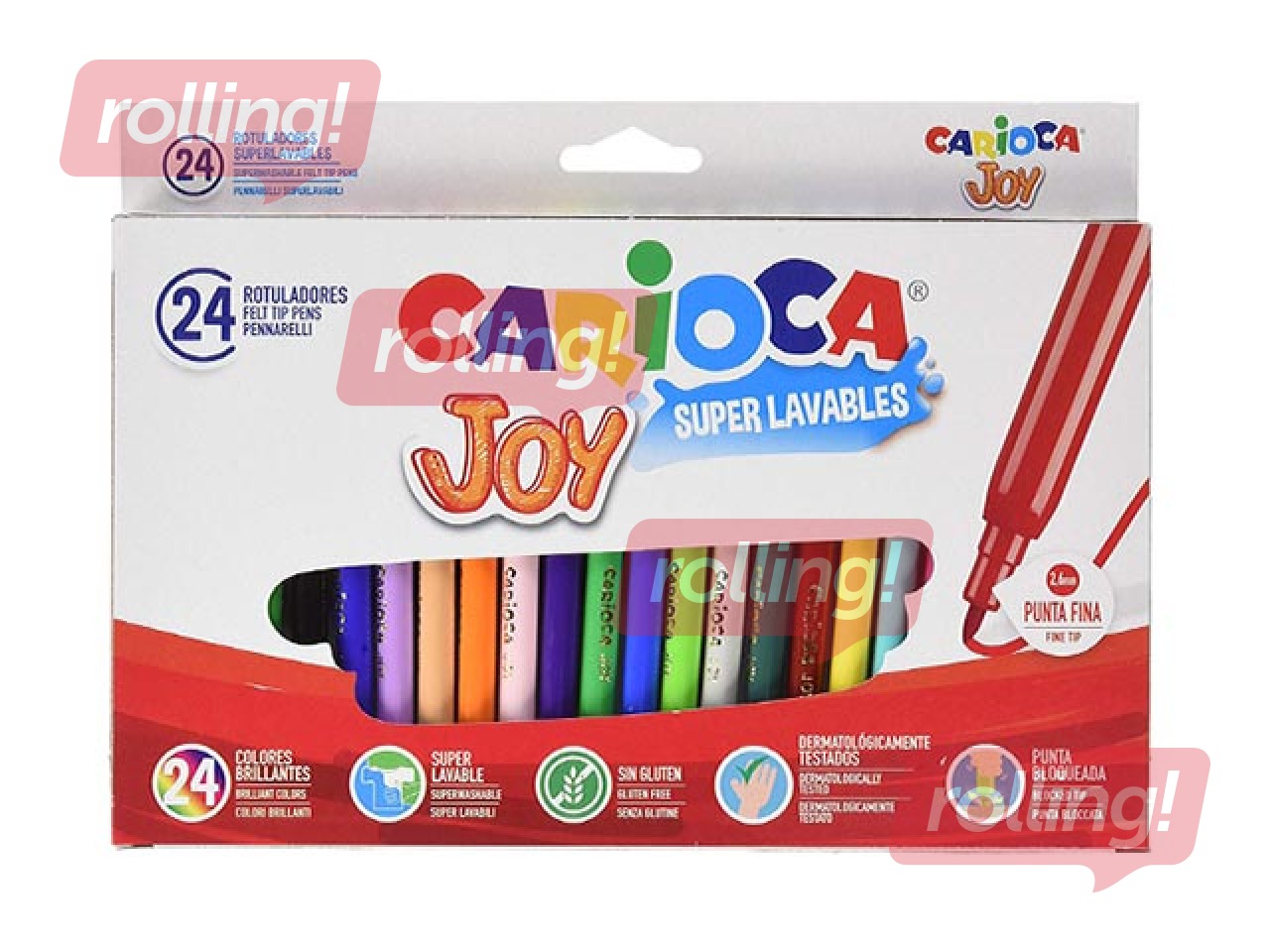Fibre pen Carioca Joy 24 colours