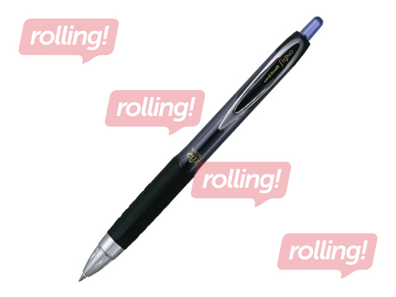 Rolleris Uni UMN-207 Micro, 0.5mm, zils