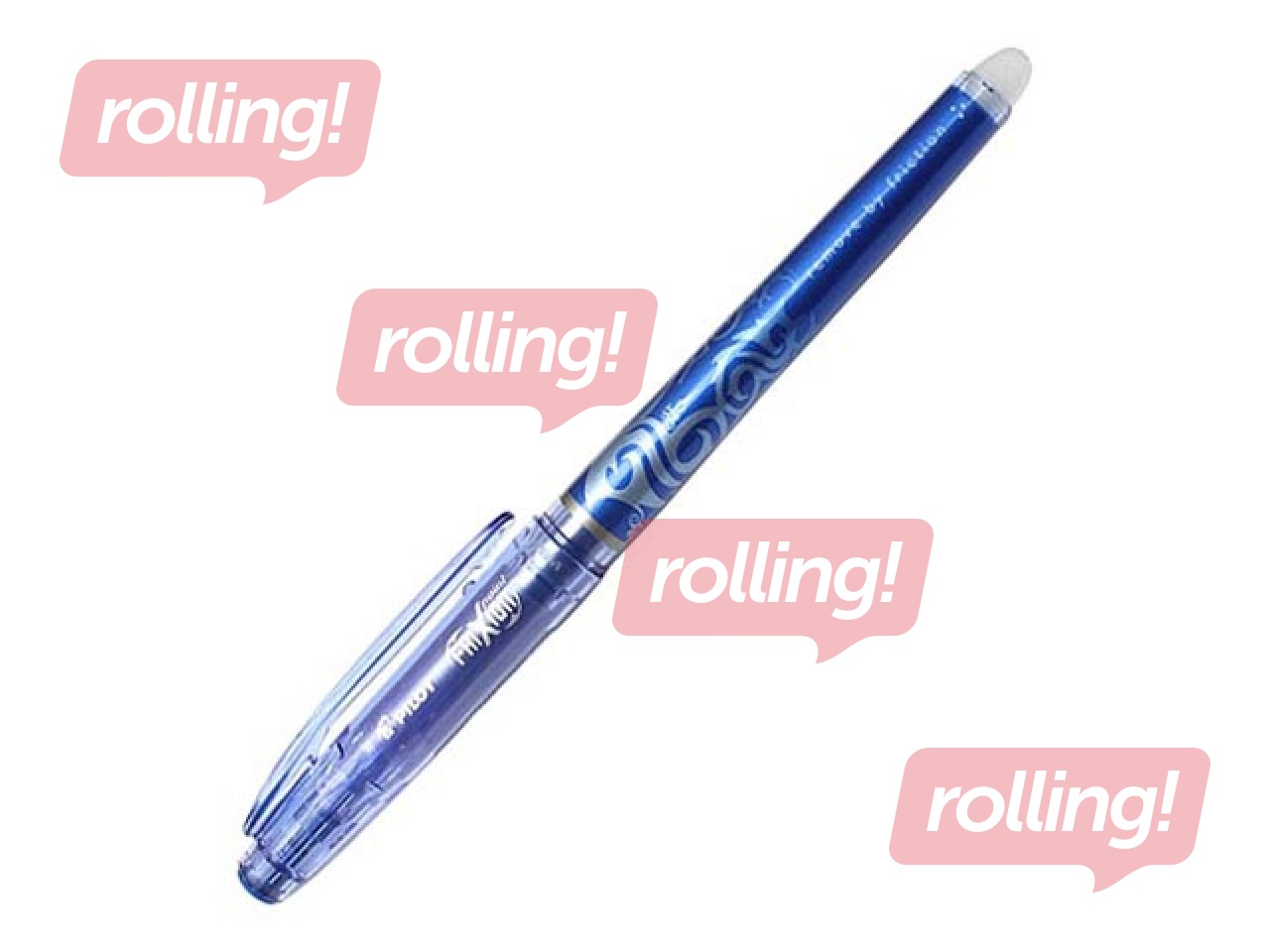 Pildspalva rollers, Pilot Frixion Point, dzēšama, 0.5mm, zila tinte 