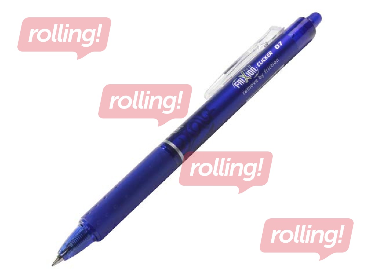 Pildspalva rollers Pilot Frixion Clicker, dzēšama, 0.7mm, zila tinte