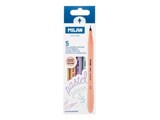 Fineliner Pen Set Milan, SWAY, Pastel, 0.4mm, 5 colors