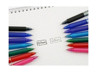 Pildspalva rollers Pilot Frixion Clicker, dzēšama, 0.5mm, sarkana tinte