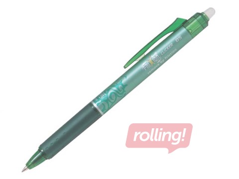 Pildspalva rollers Pilot Frixion Clicker, dzēšama, 0.5mm, zaļa tinte