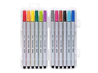 Flomāsterpildspalvas Forofis Fineliner, 0.4mm, 12 krāsas